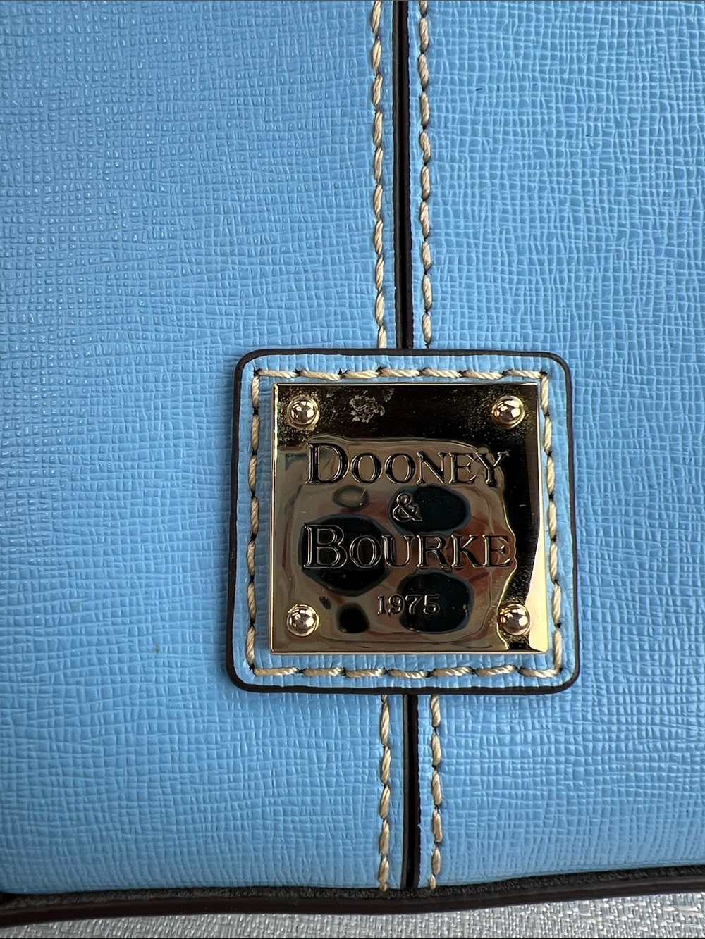 Dooney and Bourke, NWOTBlue structured bag - Picture 3 of 11
